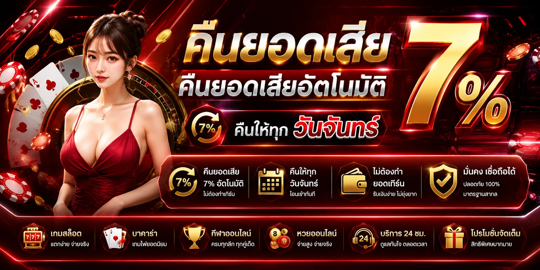 คาสิโนออนไลน์ WINNER98 บาคาร่าสดถ่ายทอดจากห้องจริง